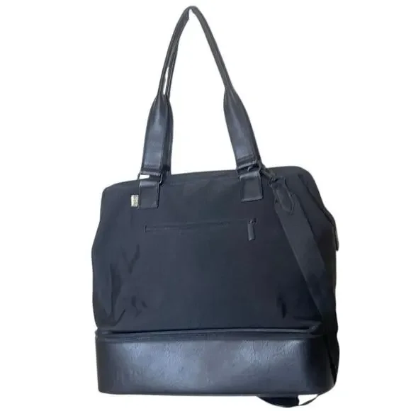 Beis The Mini Weekender In Black Travel Bag Carry On - Picture 5 of 14